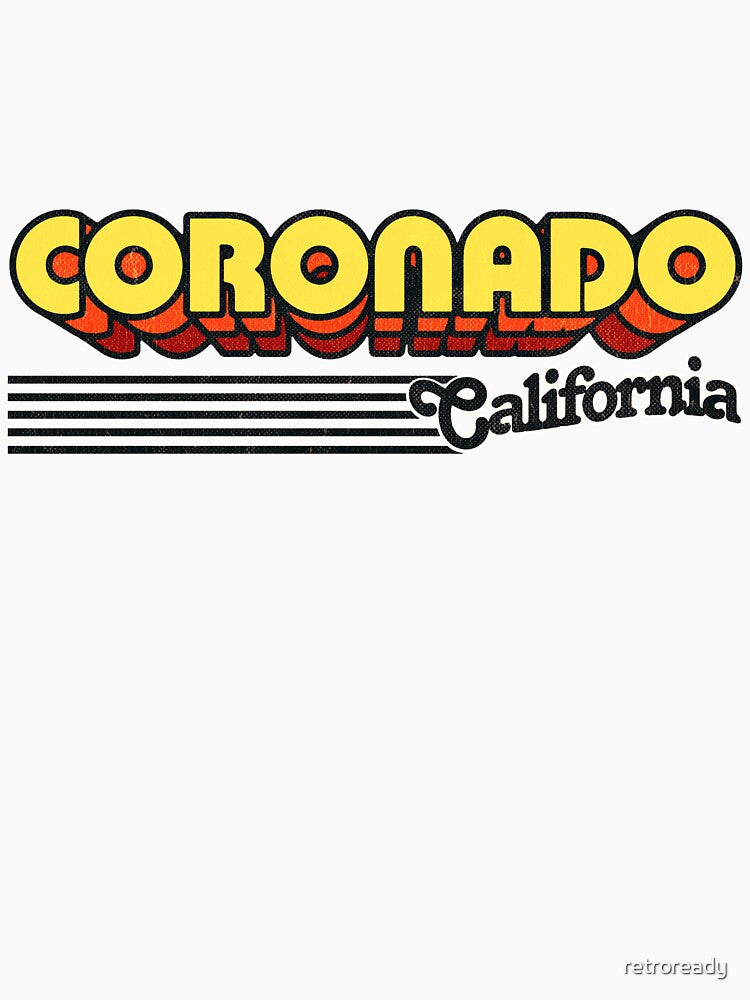 Coronado, California | Retro Stripes by retroready