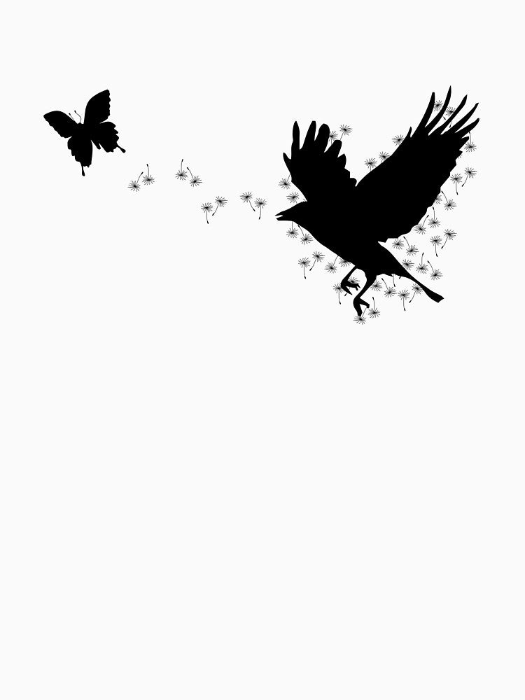 The Crow & The Butterfly by Emkough