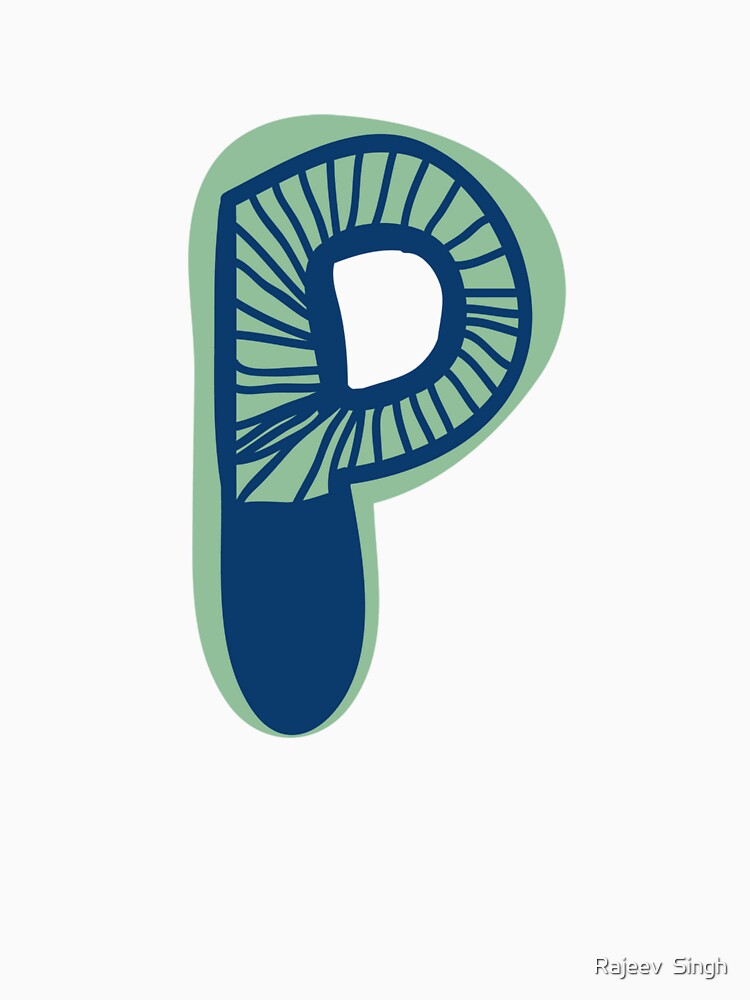 Initial Monogram P by Rajeev  Singh