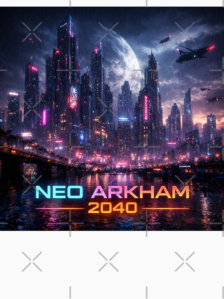 Neo Arkham 2040 - Cyberpunk by Beaurozier