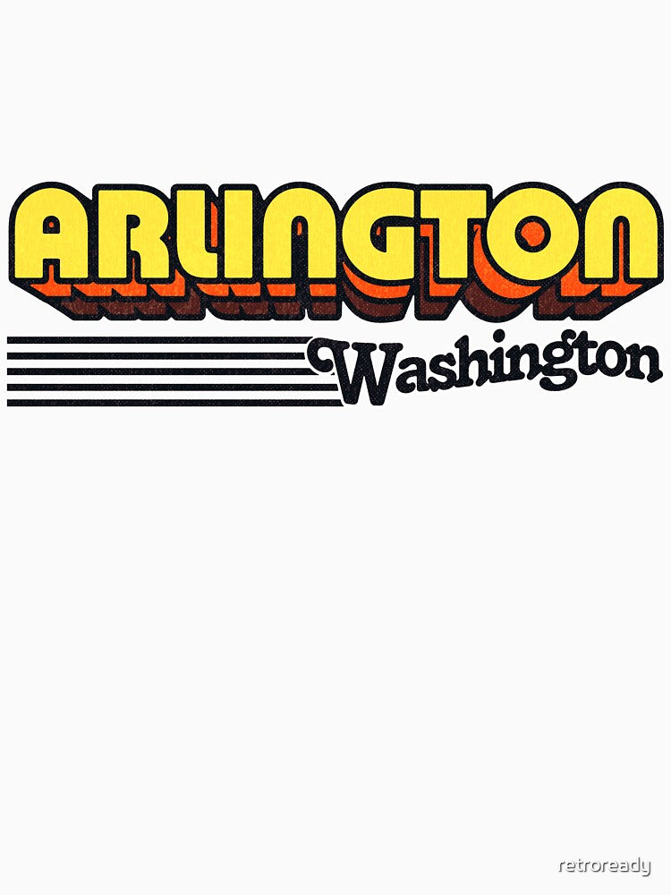 Arlington, Washington | Retro Stripes by retroready