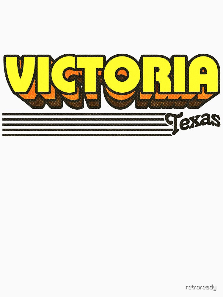 Victoria, Texas | Retro Stripes by retroready