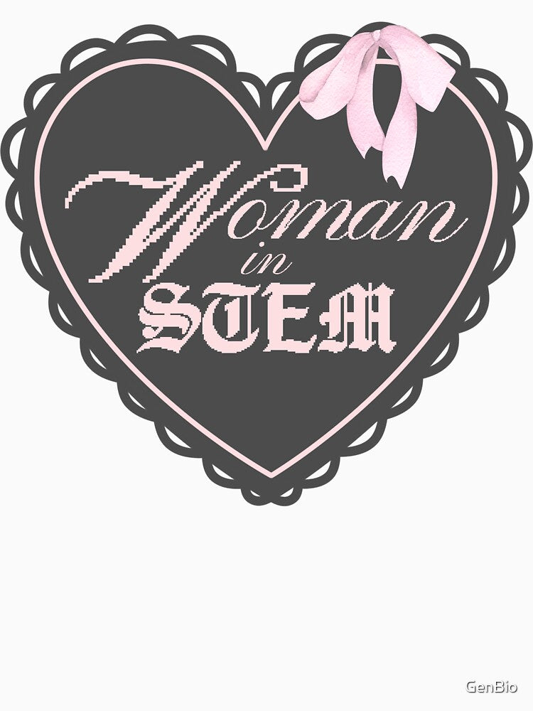 Woman in STEM Black Heart Coquette by GenBio