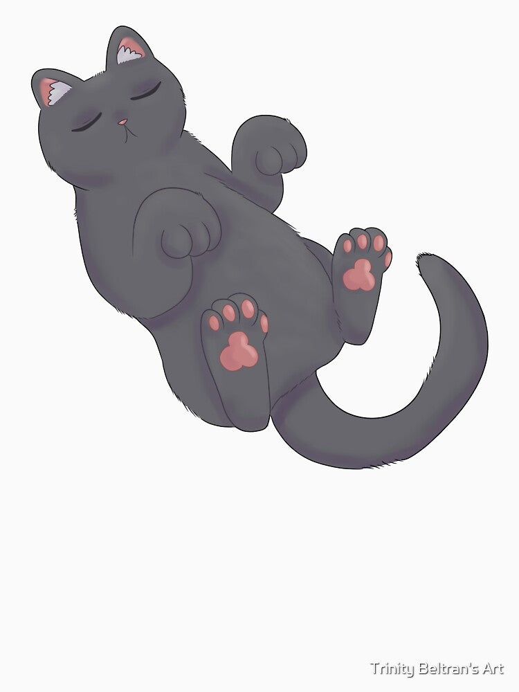 Snoozer Cat by Trinity Beltran's Art