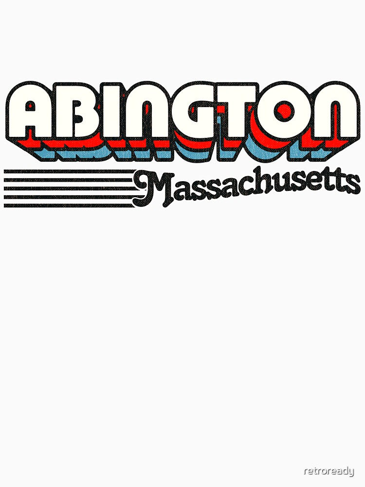 Abington, Massachusetts | Retro Stripes by retroready