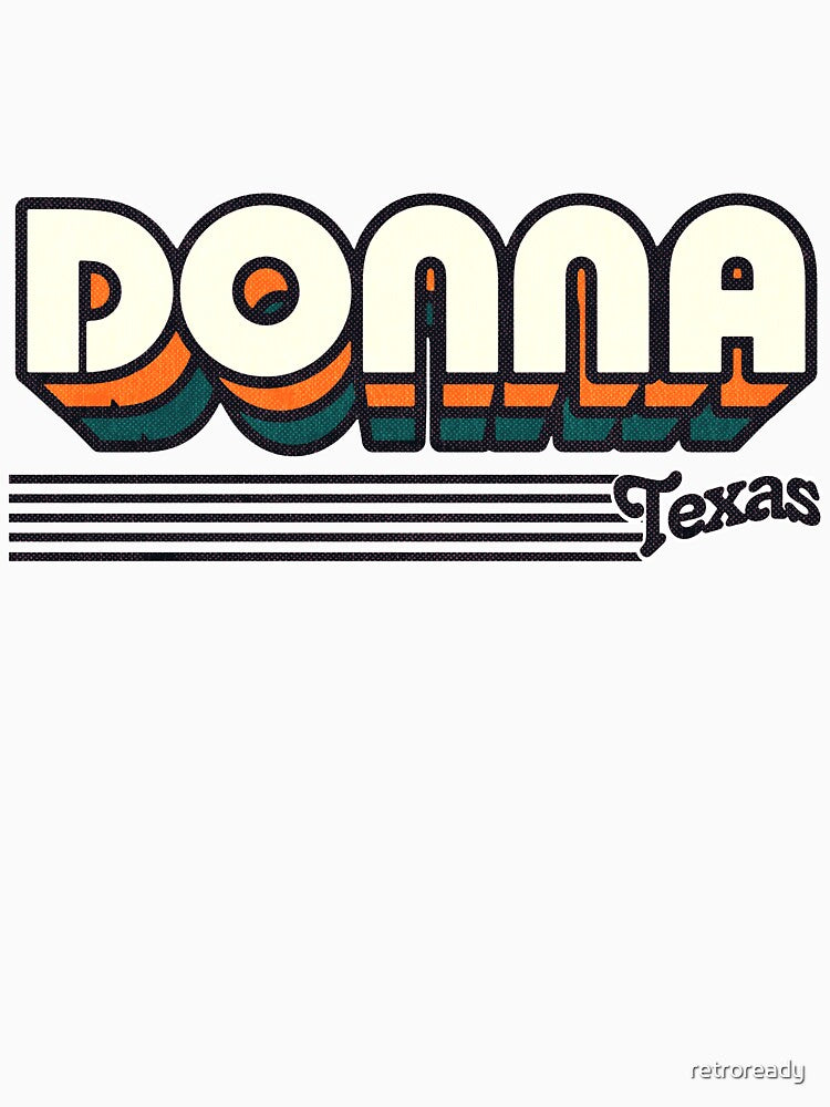 Donna, Texas | Retro Stripes by retroready