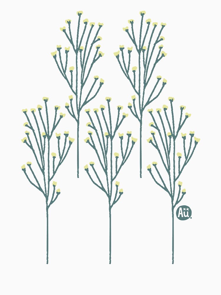 Sweet Tiny Wildflower [smoky orange] by Aia UENO design