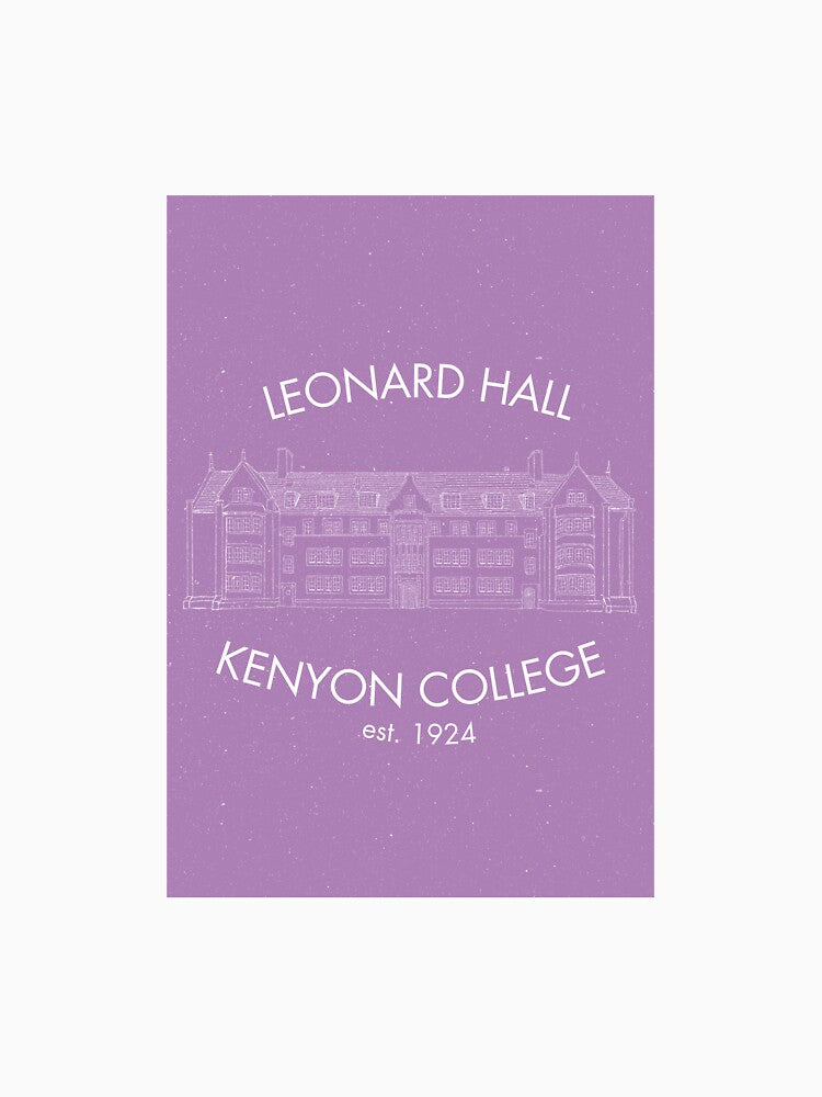 Leonard Hall at Kenyon College by Maybuchananart