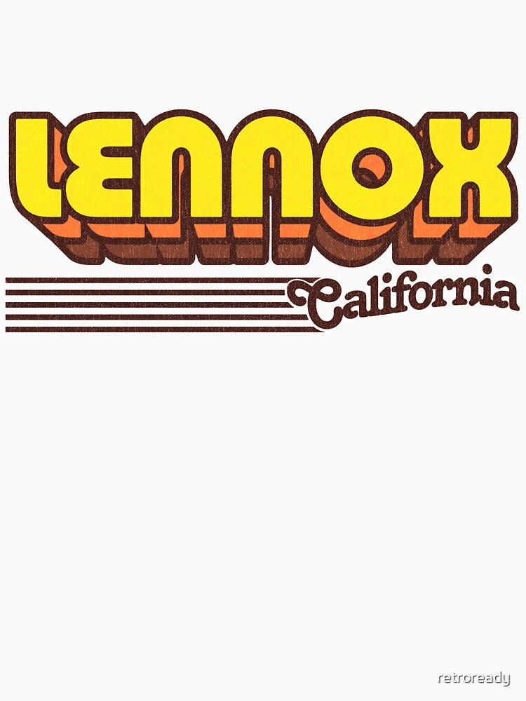 Lennox, California | Retro Stripes by retroready