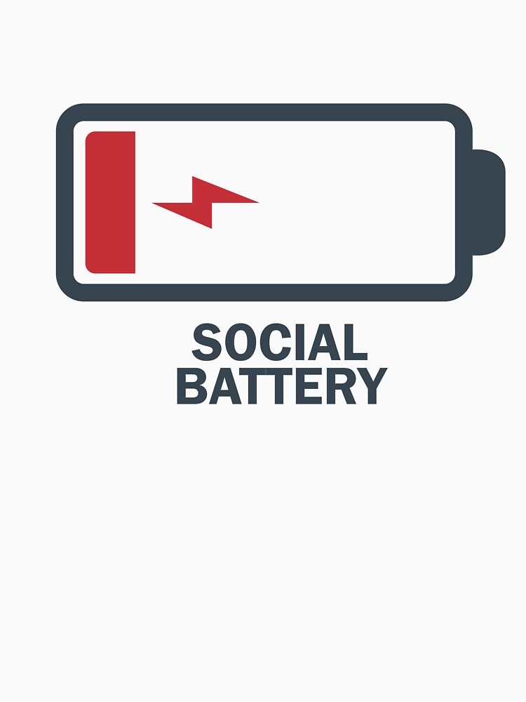 Social Battery Needs Charging Running Low by MoodPending