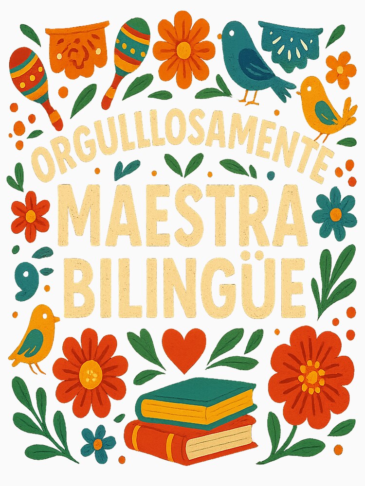Orgullosamente Maestra Bilingüe | Colorful Cultural Design for Educators by Mi Clase Divertida