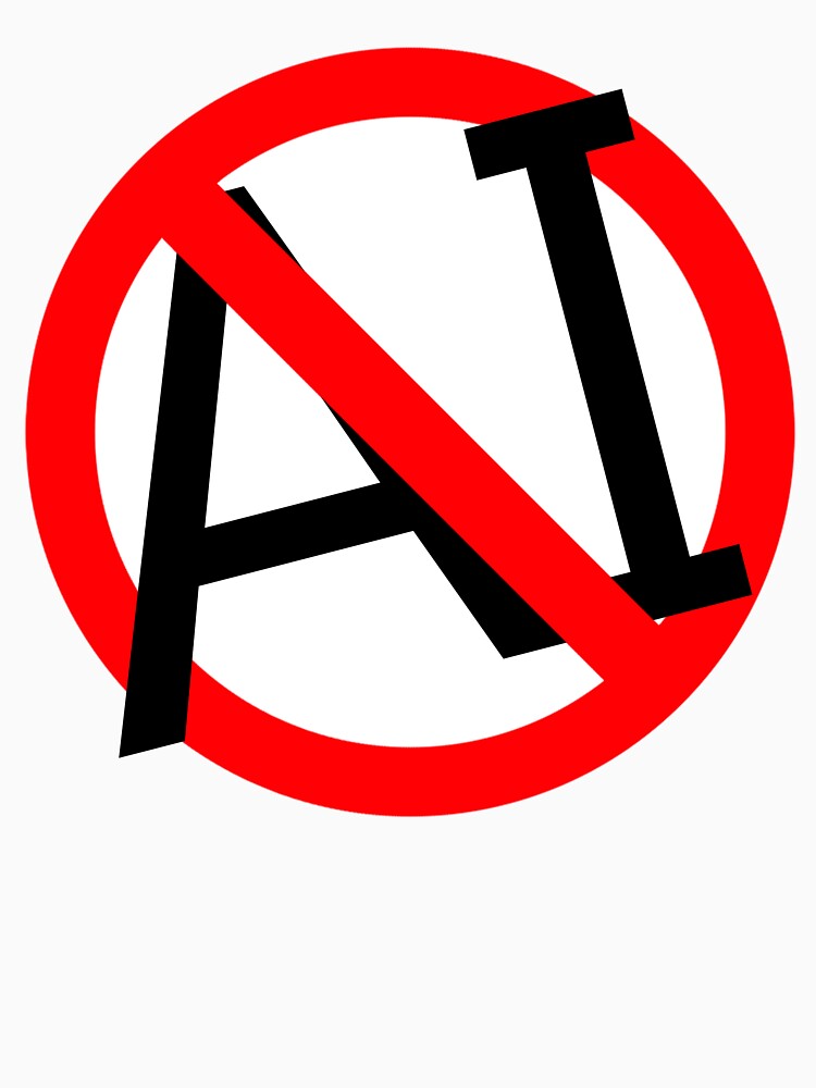 NO AI by BarrelbugDesign