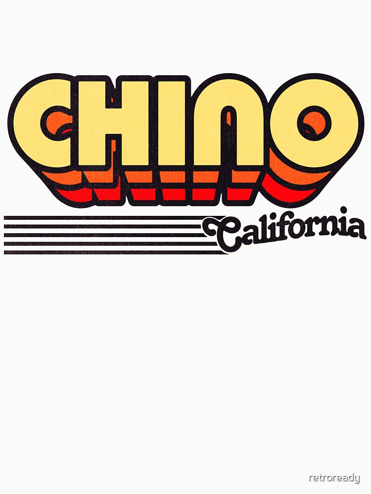 Chino, California | Retro Stripes by retroready