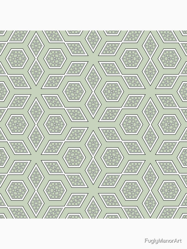 Geo in green by FuglyManorArt