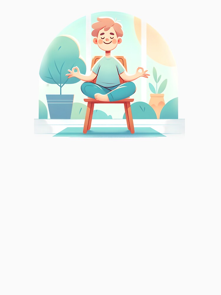 Chair Yoga Joy Funny Gifts by BadhbhLoot