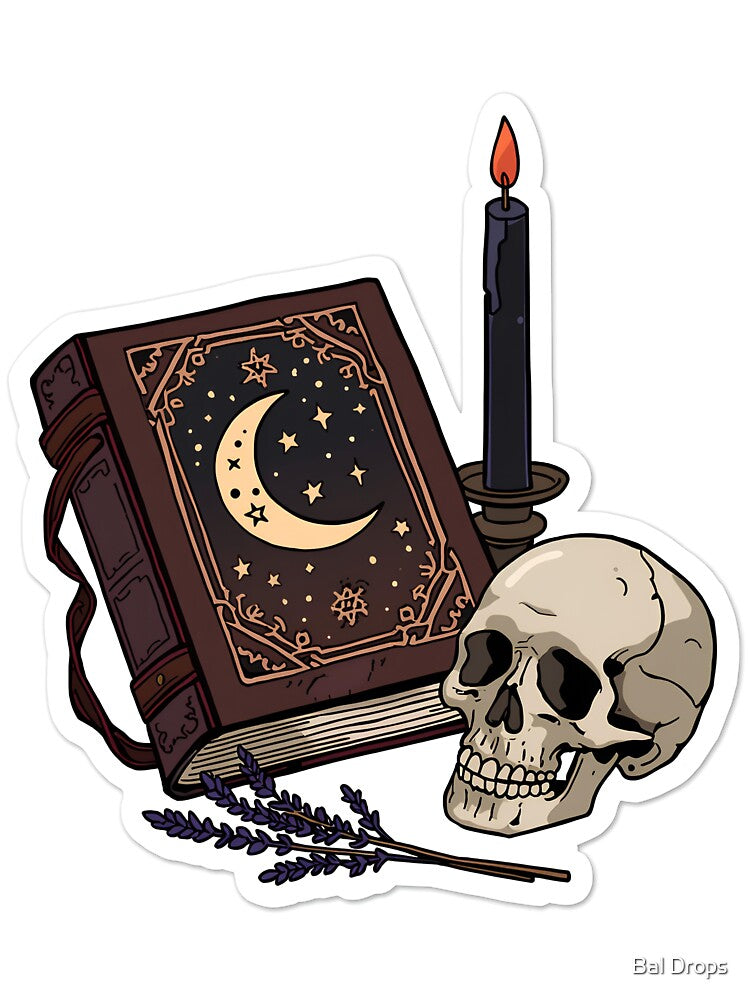Gothic Bookworm by Bal Drops