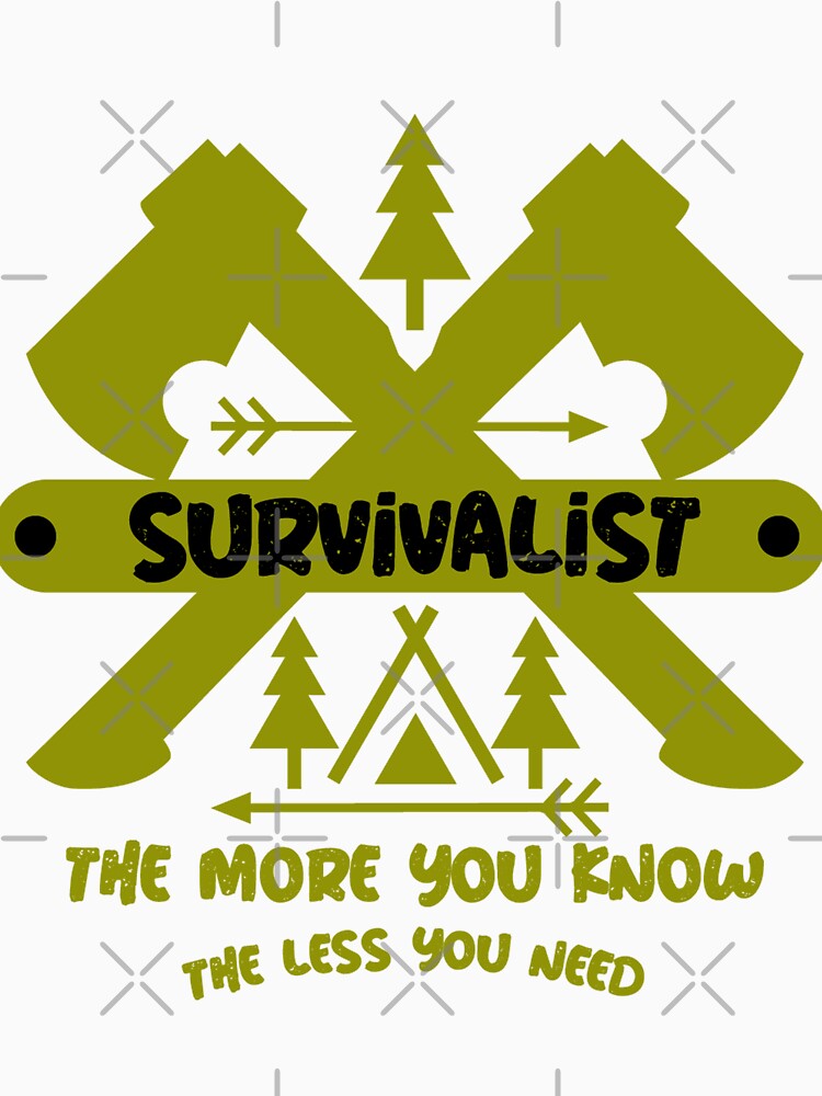 Survivalist Gear Bushcraft - Off Trail Camping - Extreme Bushcraft - Outdoor Lovers by happygiftideas