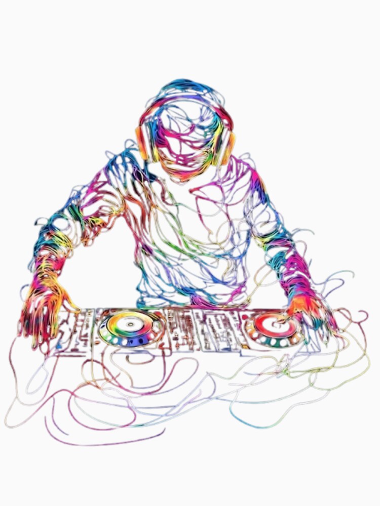 colorfull dj neon by CanvasRebel