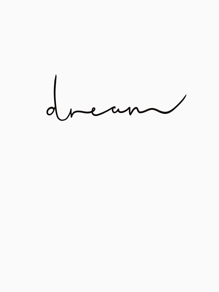 Dream. Hand Lettering by MariaMirnaya