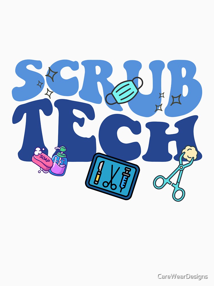 Scrub Tech Shirt by CareWearDesigns