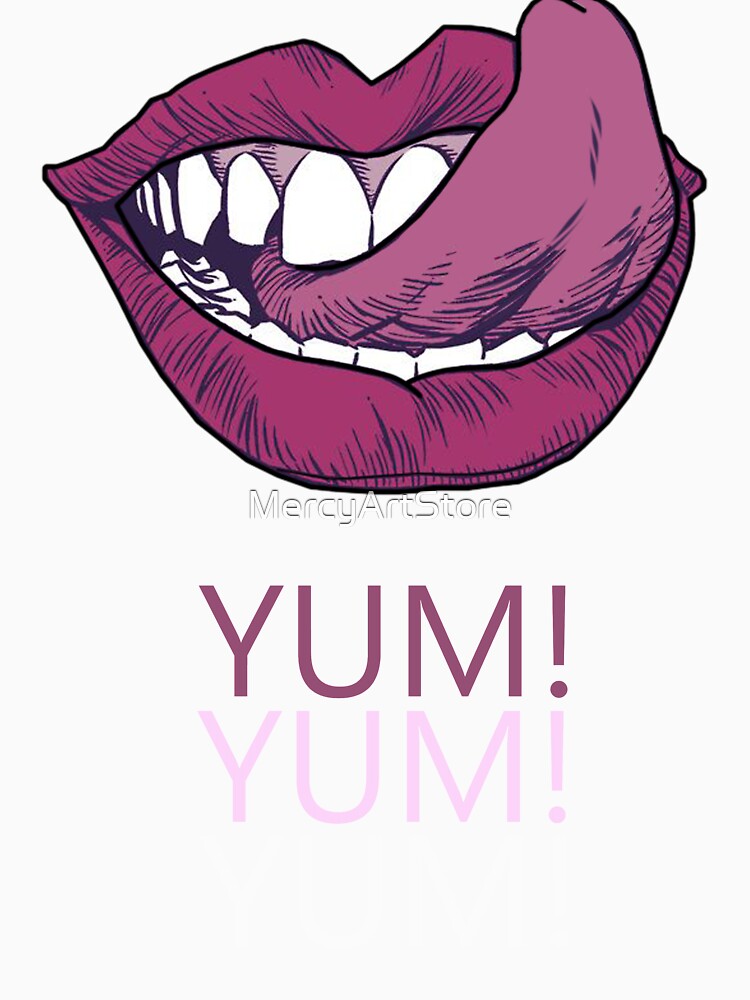 Yum Yum Unisex T-shirt by MercyArtStore