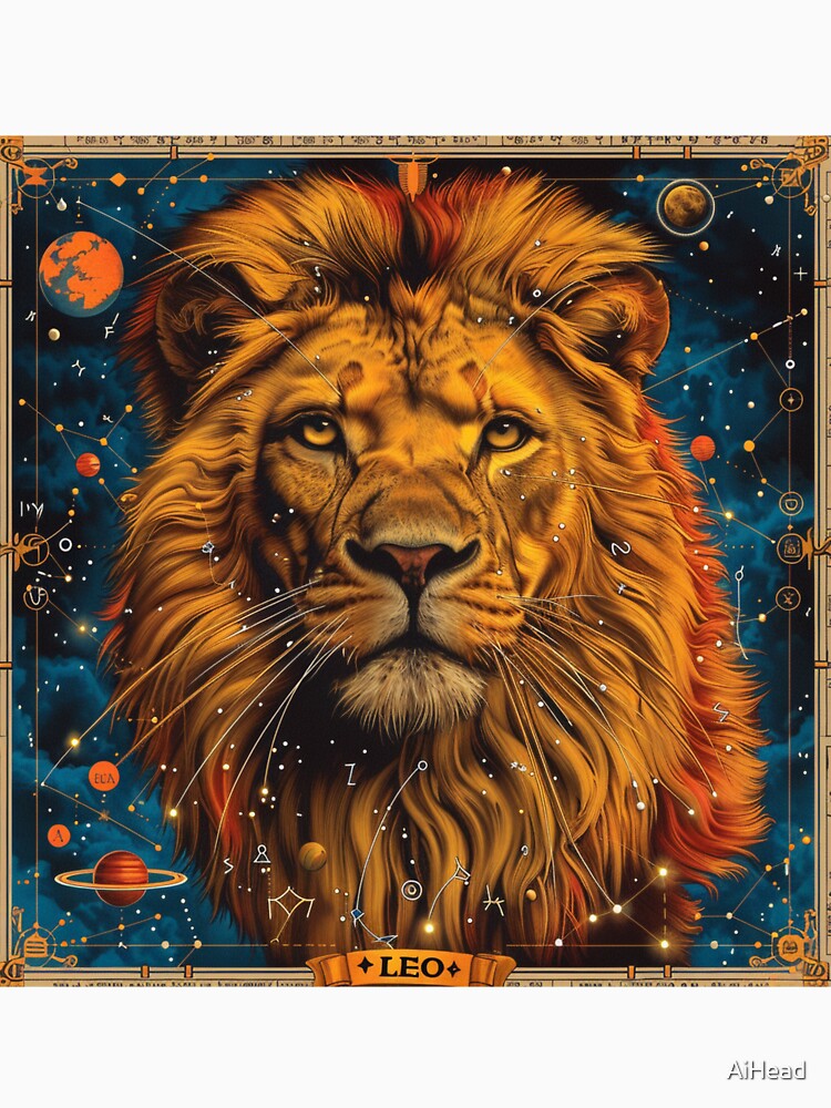 Vintage SciFi Style Leo Zodaic Sign by AiHead