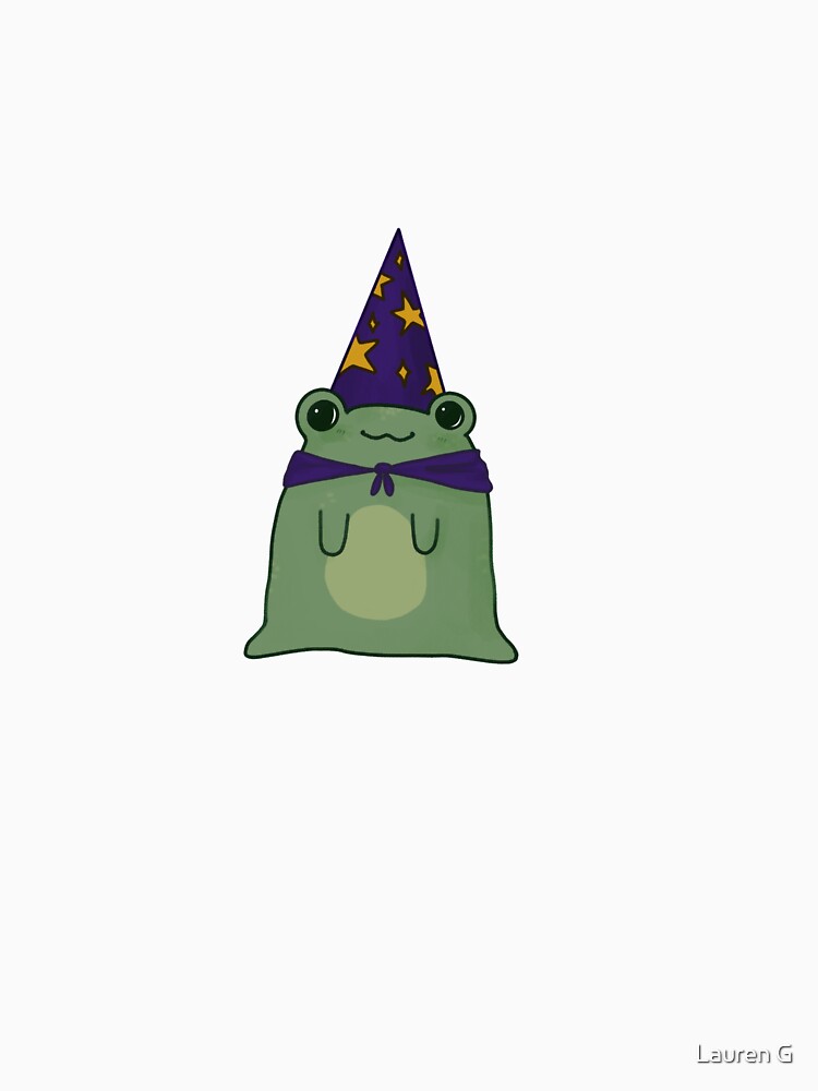 frog wizard with cape by Lauren G