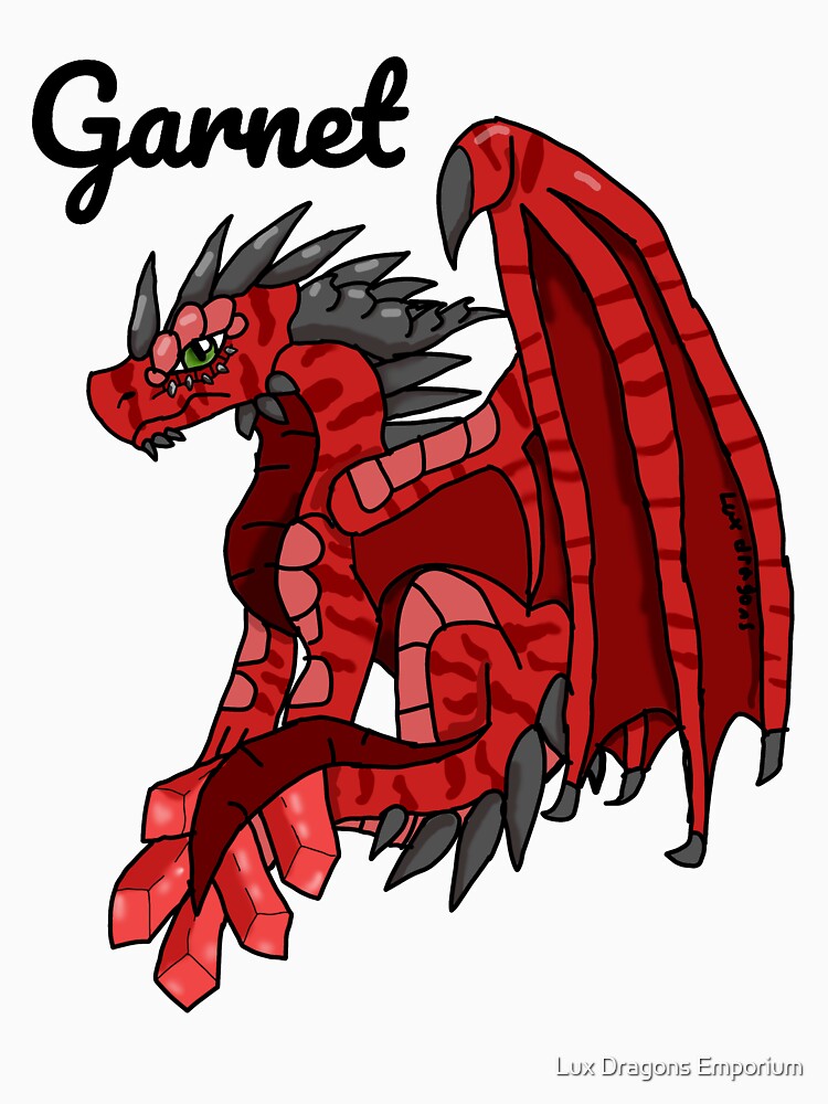 Garnet Birthstone Dragon by Lux Dragons Emporium