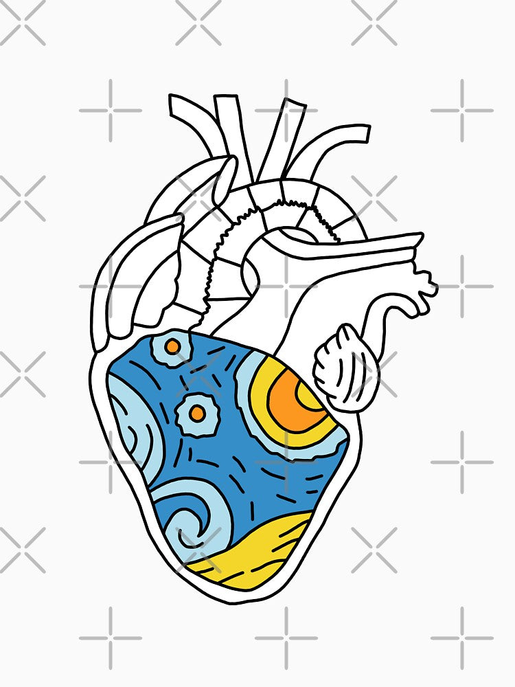 Starry Night Heart by Doctor Michaela