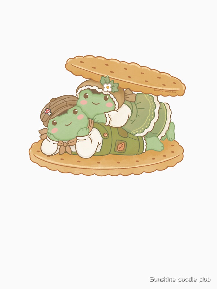 Cute frog biscuit sandwich by Sunshine_doodle_club