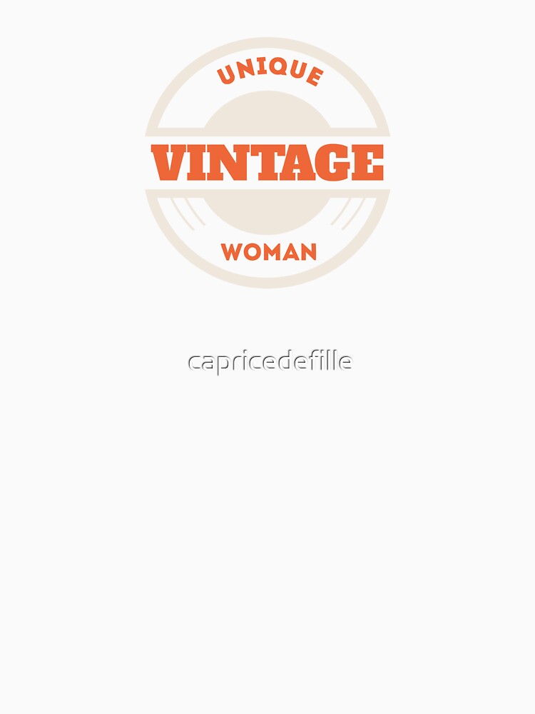 Vintage Woman Retro Badge Graphic by capricedefille