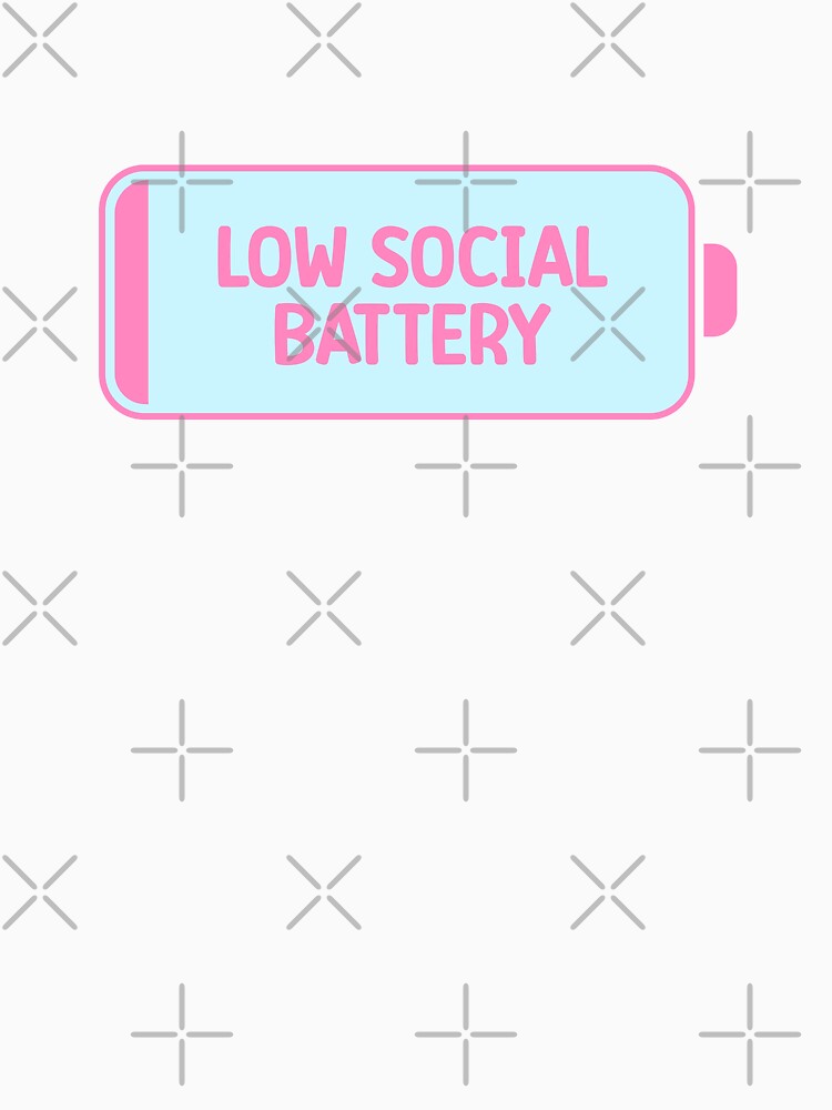 Low Social Battery by AestheticAnnette