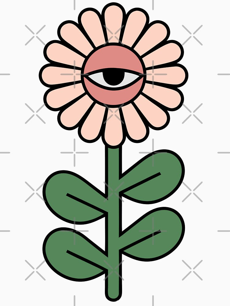 Eyed Flower | Trippy Flower | Sleepy Flower by OrganicLights