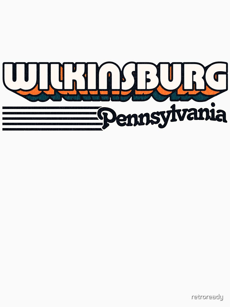 Wilkinsburg, Pennsylvania | Retro Stripes by retroready