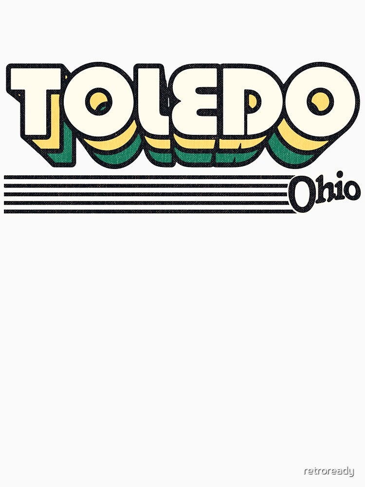 Toledo, Ohio | Retro Stripes by retroready