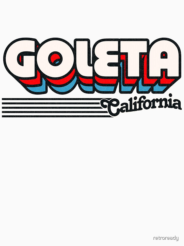 Goleta, California | Retro Stripes by retroready