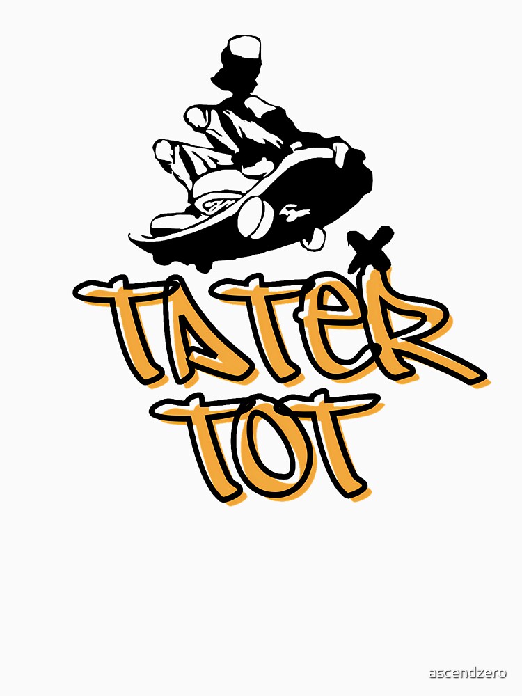 Tater Tot Graffiti Skater Aesthetic Streetwear by ascendzero