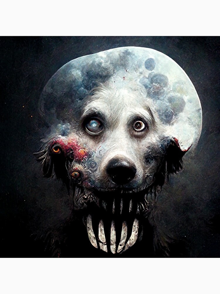 Scary dog beast from a nightmare. by Maniock