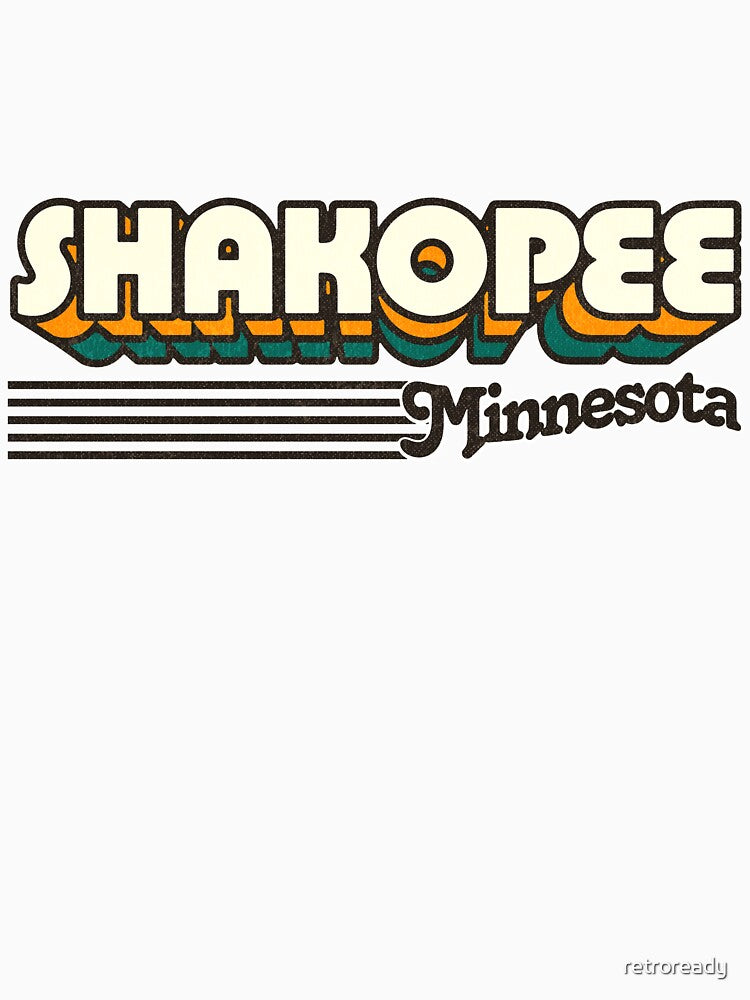 Shakopee, Minnesota | Retro Stripes by retroready
