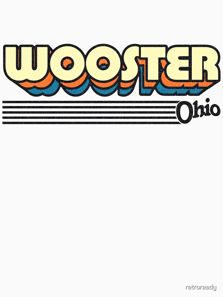 Wooster, Ohio | Retro Stripes by retroready