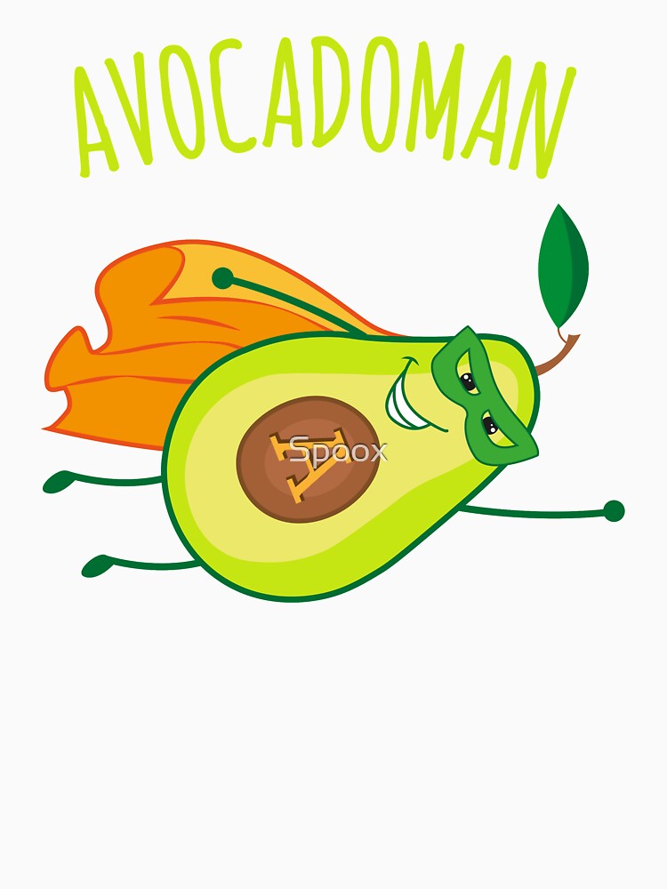 Avocadoman, Avocado, Funny, Superhero by Spoox