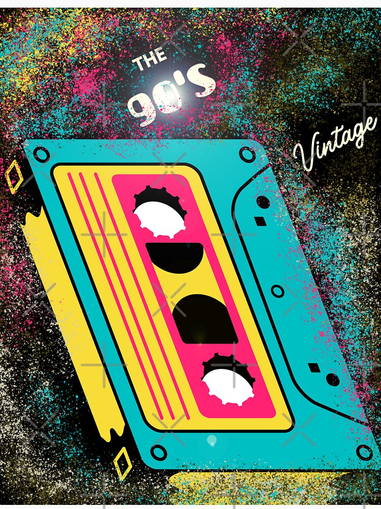 Music Classic T-Shirt Vintage Cassette 90's by amrichjimi