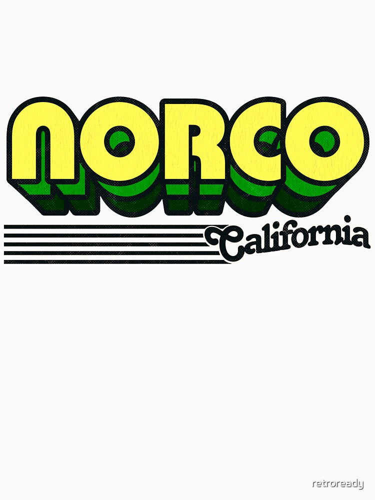 Norco, California | Retro Stripes by retroready