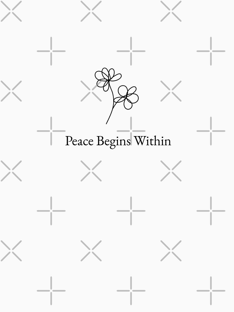 Peace Begins Within Activewear Yoga by NaD8Zz
