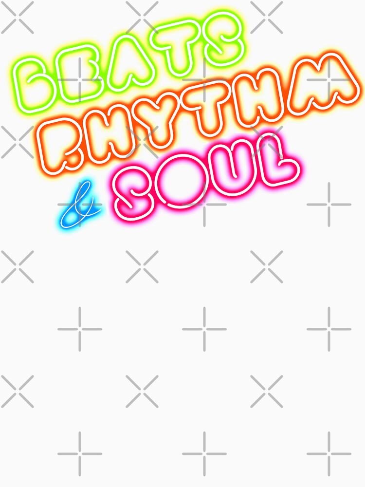 Neon, Beats, Rhythm & Soul by Souled Tees