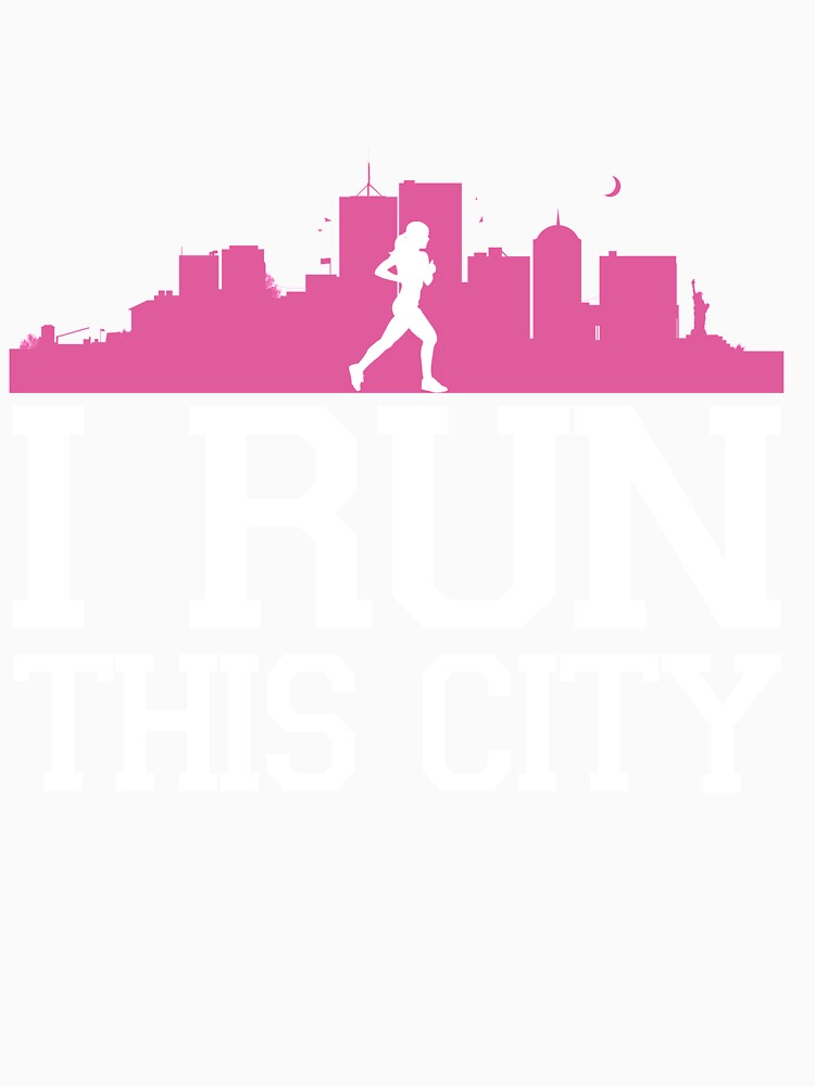 Run in The City Women Running lovers Fun Tank Top Jogger by djpraxis