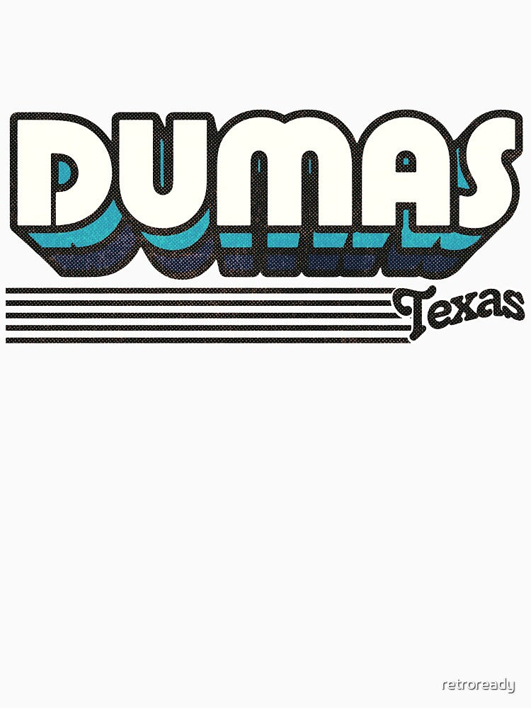 Dumas, Texas | Retro Stripes by retroready