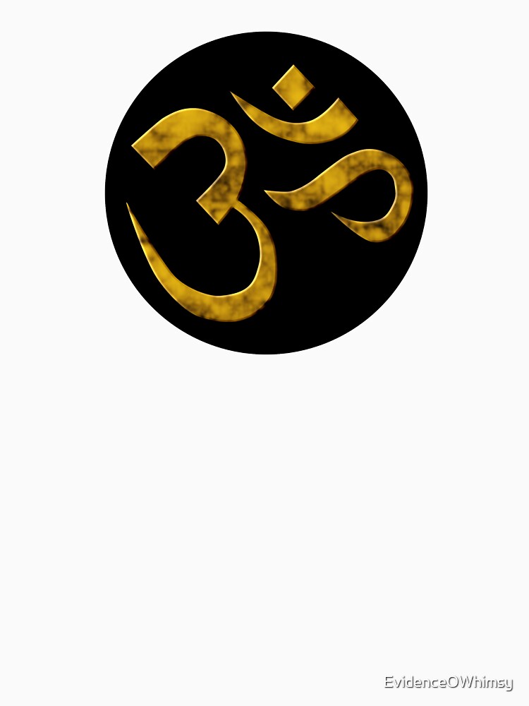 Namaste Gold circle by EvidenceOWhimsy