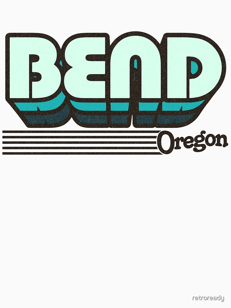 Bend, Oregon | Retro Stripes by retroready