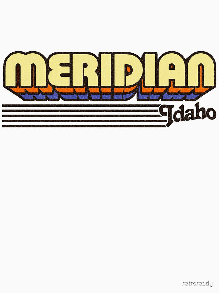 Meridian, Idaho | Retro Stripes by retroready